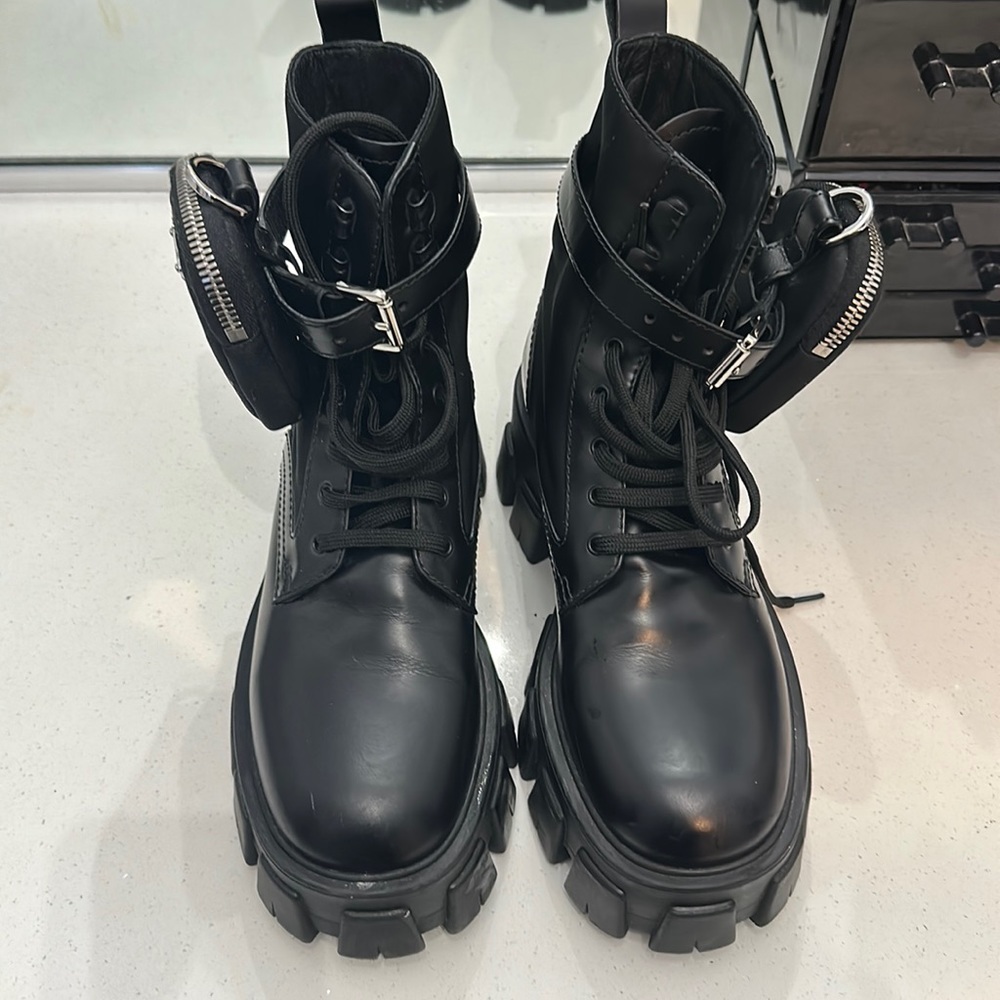 Prada Monolith Nylon boot
